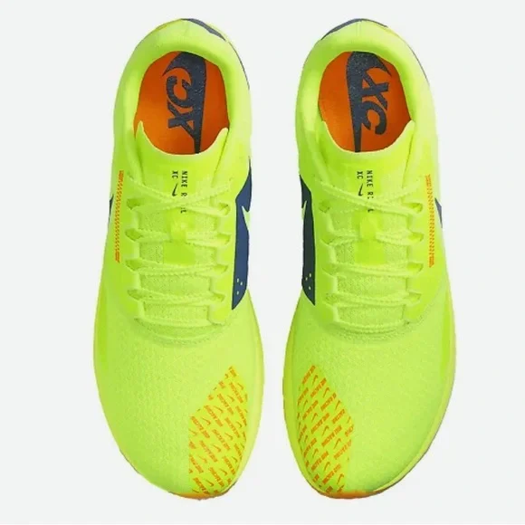 NWOB Nike Zoom Rival XC 6 Cross Country Sz 10 VOLT/CONCORD/TOTAL ORANGE - Picture 3 of 9